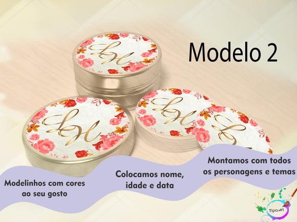 Latinhas -monogramas Florais