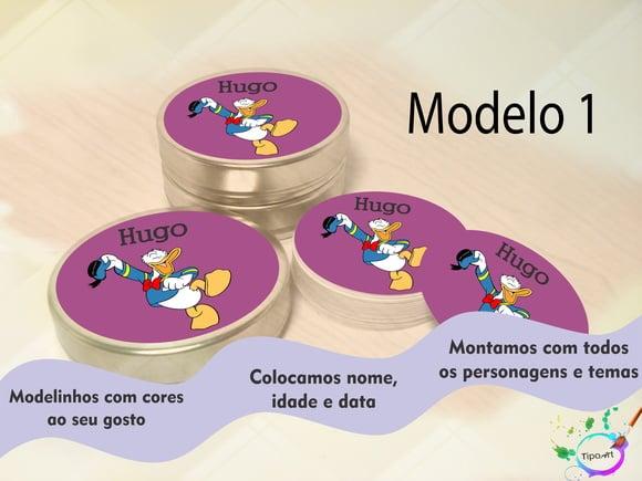 Latinhas -pato Donald