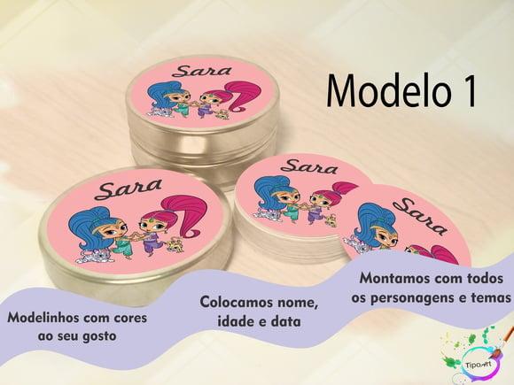 Latinhas -shimmer Shine