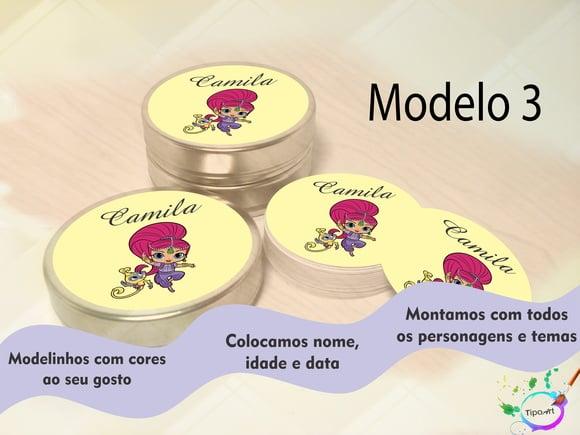 Latinhas -shimmer Shine