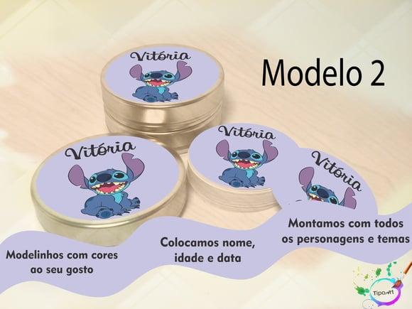 Latinhas -stitch e Lilo