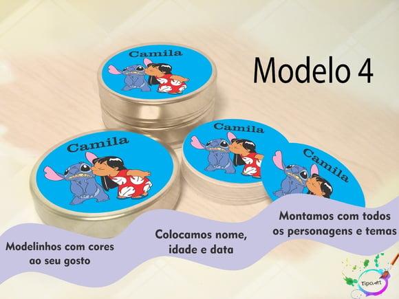 Latinhas -stitch e Lilo