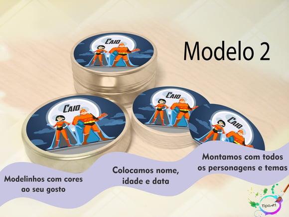 Latinhas -super Herói