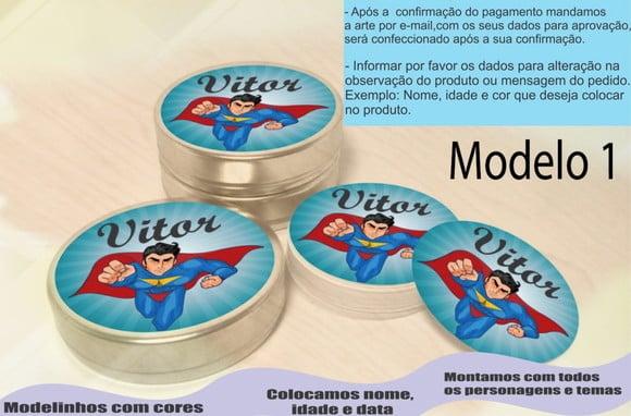 Latinhas -super Herói
