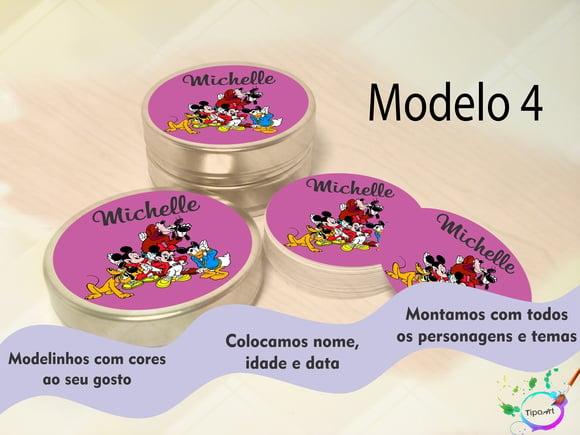 Latinhas -turma do Mickey