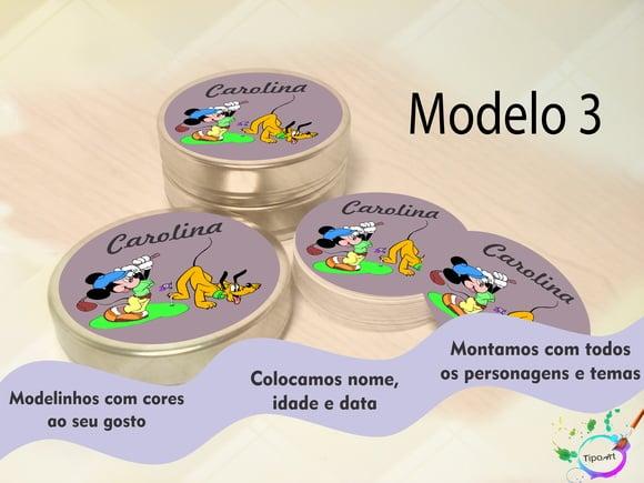 Latinhas -turma do Mickey