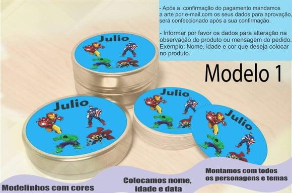 Latinhas -vingadores