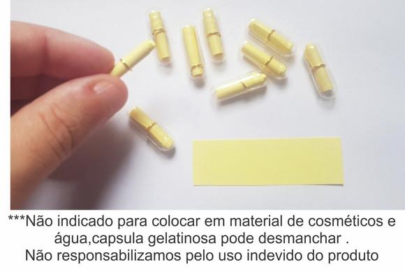 Mini Cápsulas Mensagens/sem Nada Escrito,papel Amarelo
