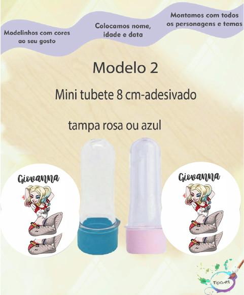 Mini Tubete 8 cm -arlequina
