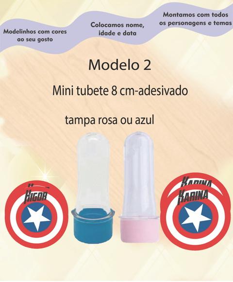 Mini Tubete 8 cm -capitão America