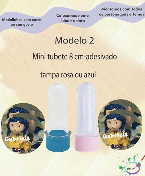 Mini Tubete 8 cm -caroline e o Mundo Secreto