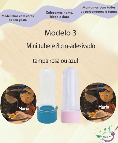 Mini Tubete 8 cm -caroline e o Mundo Secreto