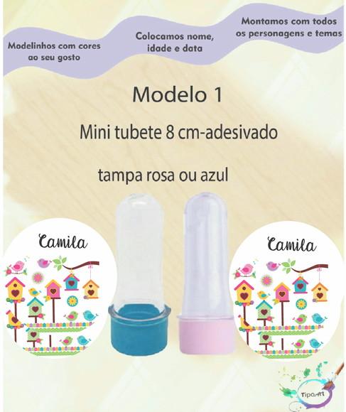 Mini Tubete 8 cm -jardim Encantado