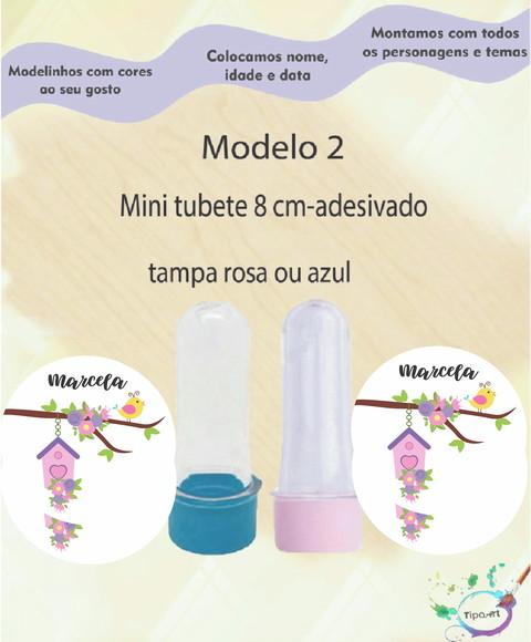 Mini Tubete 8 cm -jardim Encantado