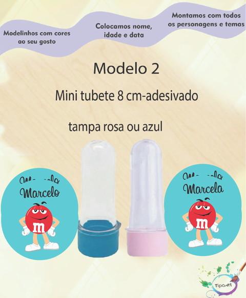 Mini Tubete 8 cm -m&m