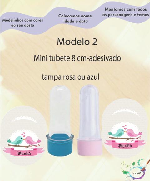 Mini Tubete 8 cm -passarinho
