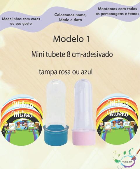 Mini Tubete 8 cm -pintando o 7