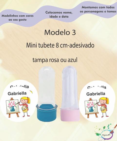 Mini Tubete 8 cm -pintando o 7