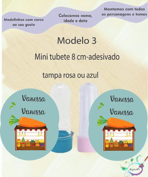 Mini Tubete 8 cm -quitandinha