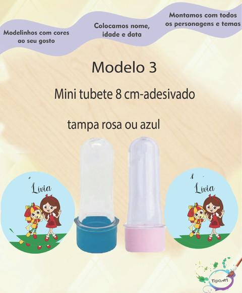 Mini Tubete 8 cm -sitio do Pica Pau Amarelo