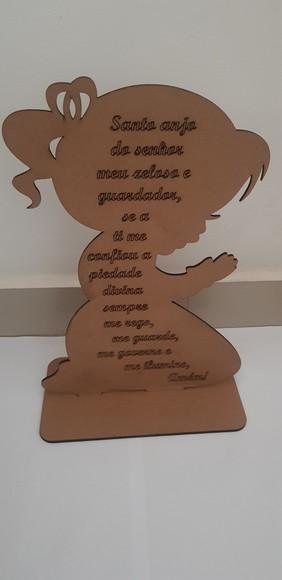 Oração Anja Mdf,sem Pintura