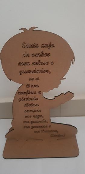Oração Anja Mdf,sem Pintura