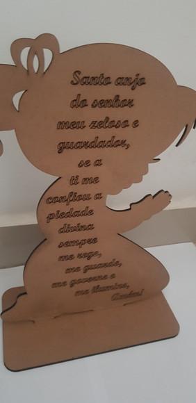 Oração Anja Mdf,sem Pintura
