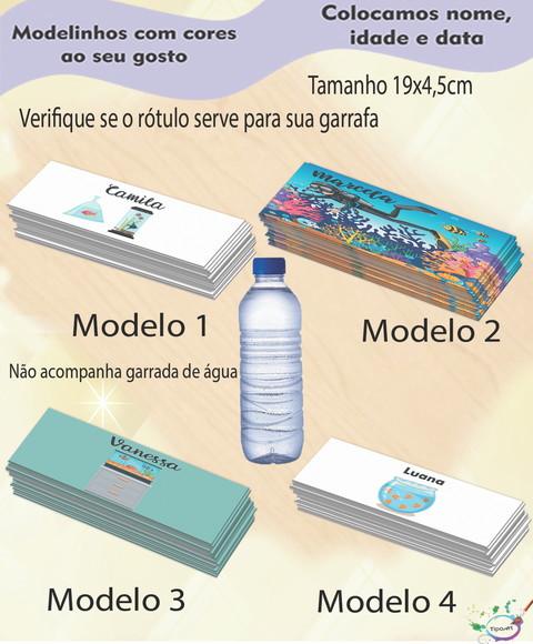 Rótulo Água Mineral-aquário