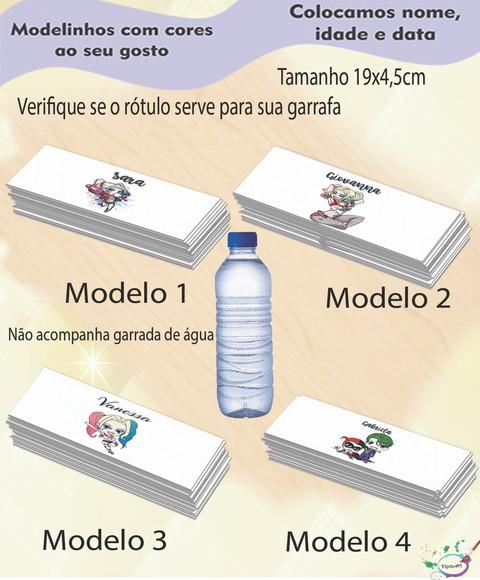 Rótulo Água Mineral-arlequina
