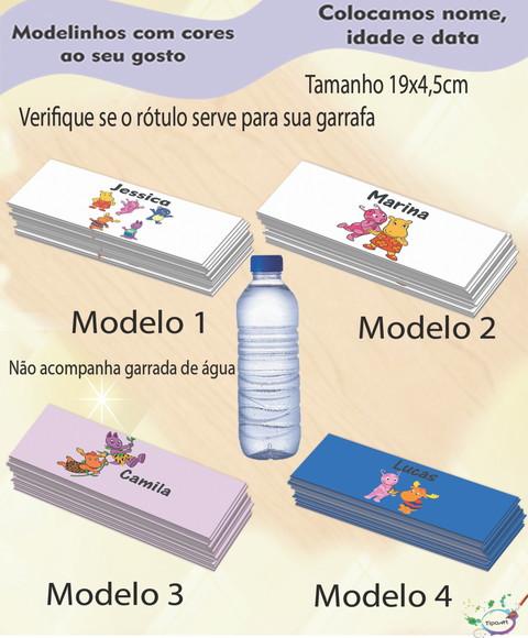 Rótulo Água Mineral-backyardigans