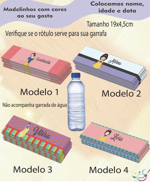 Rótulo Água Mineral-branca de Neve