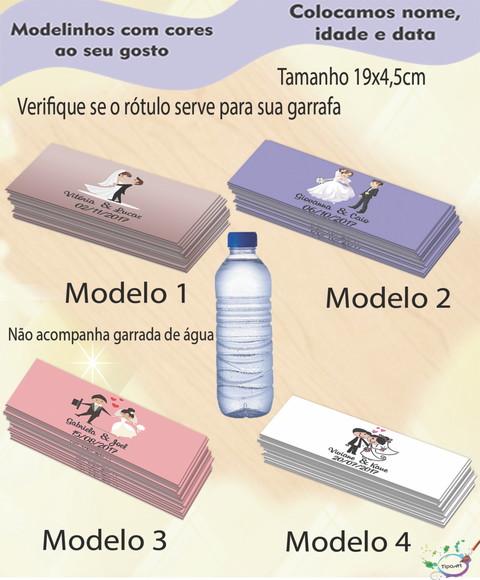 Rótulo Água Mineral-casal