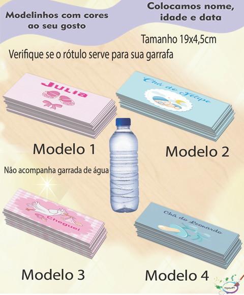 Rótulo Água Mineral-chá de Bebê