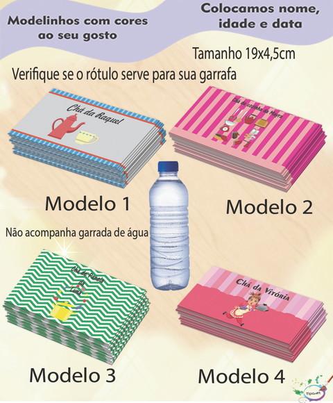 Rótulo Água Mineral-chá de Cozinha/panela