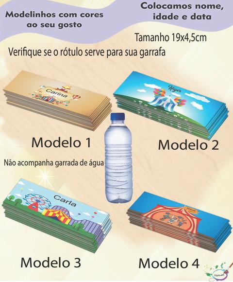 Rótulo Água Mineral-circo