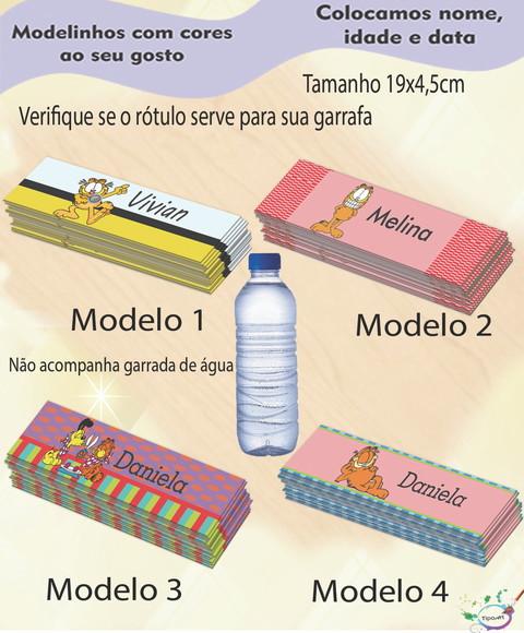 Rótulo Água Mineral-garfield