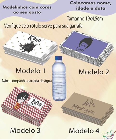 Rótulo Água Mineral-harry Potter-modelo 2