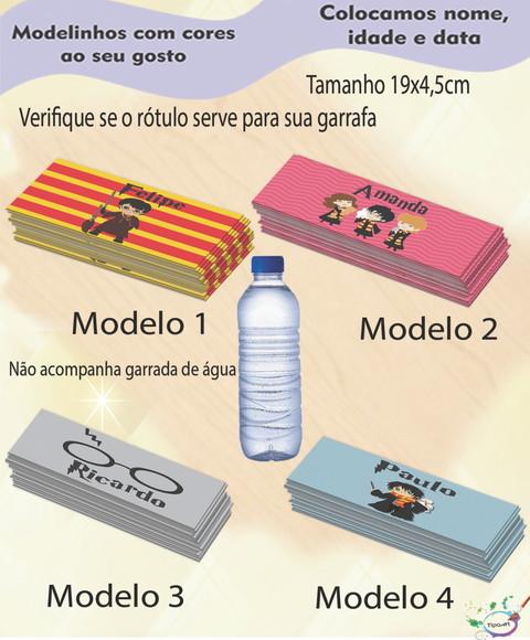 Rótulo Água Mineral-harry Potter-modelo 1