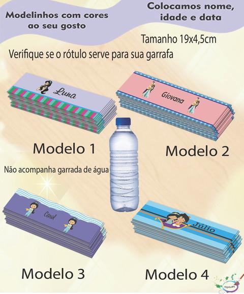 Rótulo Água Mineral-jasmine