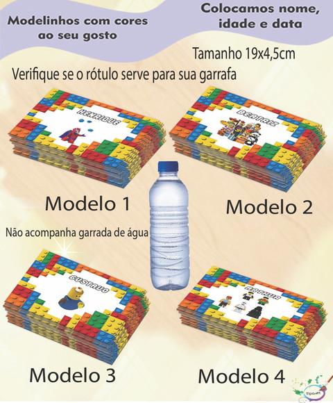 Rótulo Água Mineral-lego