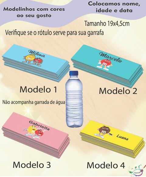Rótulo Água Mineral-m&m