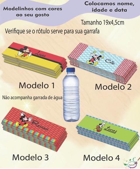 Rótulo Água Mineral-mickey