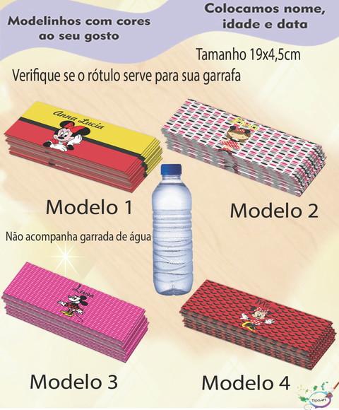 Rótulo Água Mineral-minnie
