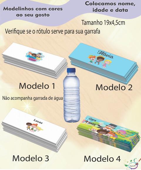 Rótulo Água Mineral-mundo Bita