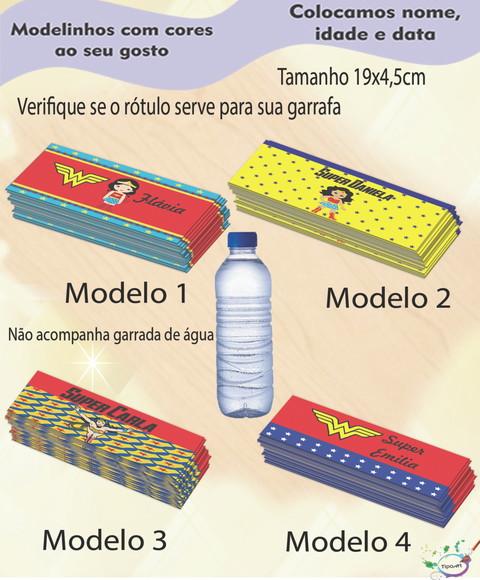 Rótulo Água Mineral-mulher Maravilha