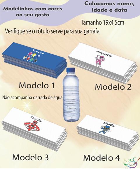 Rótulo Água Mineral-pawer Ranger