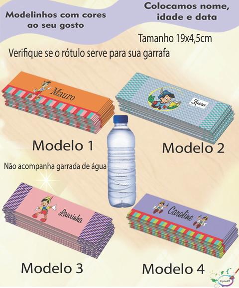 Rótulo Água Mineral-pinoquio