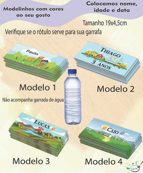 Rótulo Água Mineral-pipa e Catavento