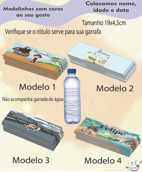 Rótulo Água Mineral-pirata