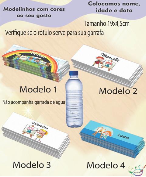 Rótulo Água Mineral-pintando o 7